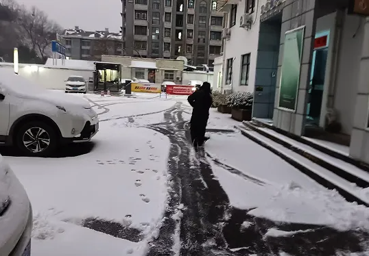 晨光未启，除雪先行 —— 守护园区烟火与通行